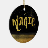 Décoration En Céramique *~* MAGIC Gold & Black Chic Magic Good Vibes (Droite)