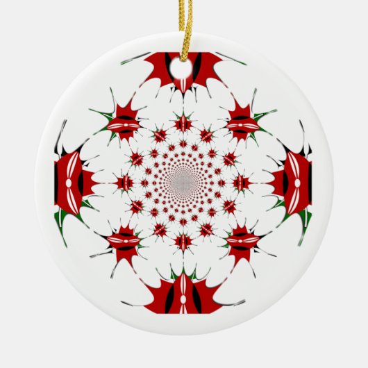 Décoration En Céramique Magic Kenya : Kaleidoscope 🇰 identité culturelle (Devant)