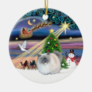 Décoration En Céramique Magie de Noël - Himalaya