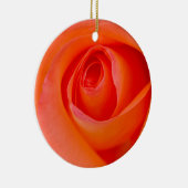 Décoration En Céramique Magnifique Orange Rose Bud (Droite)