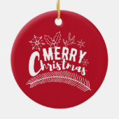 Décoration En Céramique Mahjong Tiles Joyeux Noël (Dos)