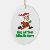 Décoration En Céramique Mai tous vos milles soient joyeux Père Noël (Droite)
