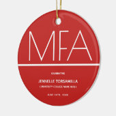 Décoration En Céramique Maintenir le diplôme de MFA Graduation (Gauche)