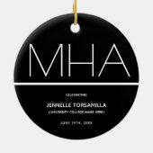 Décoration En Céramique Maintenir un diplôme de MHA (Dos)