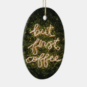 Décoration En Céramique Mais Premier Café, Citation De Neon Lights (Droite)