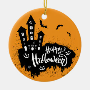 Décoration En Céramique Maison joyeuse Halloween