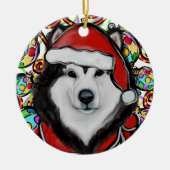 Décoration En Céramique Malamute d'Alaska (Devant)