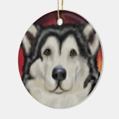 Décoration En Céramique Malamute d'Alaska (Gauche)
