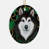 Décoration En Céramique Malamute d'Alaska (Droite)