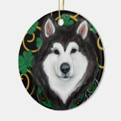 Décoration En Céramique Malamute d'Alaska (Gauche)