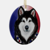 Décoration En Céramique Malamute d'Alaska (Droite)