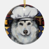 Décoration En Céramique Malamute d'Alaska (Devant)