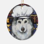Décoration En Céramique Malamute d'Alaska (Gauche)