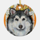 Décoration En Céramique Malamute d'Alaska (Devant)