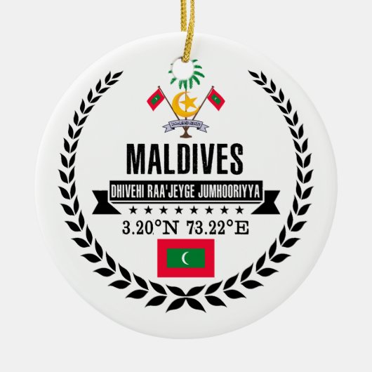 Décoration En Céramique Maldives (Devant)
