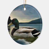 Décoration En Céramique Mallard Duck (Gauche)