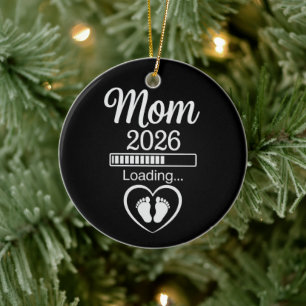 Décoration En Céramique Maman 2026 Chargement Papa Annonce de Grossesse Bé