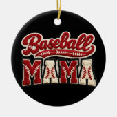 Décoration En Céramique Maman de baseball (Devant)