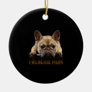 Décoration En Céramique maman frenchie   cadeau de maman bulldog