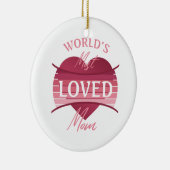 Décoration En Céramique Maman la plus aimée du monde (Droite)