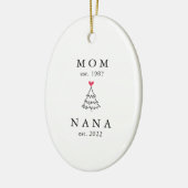 Décoration En Céramique Maman | Nana Year Est. Noël (Gauche)