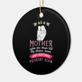 Décoration En Céramique Maman - Ne plus être enceinte (Gauche)