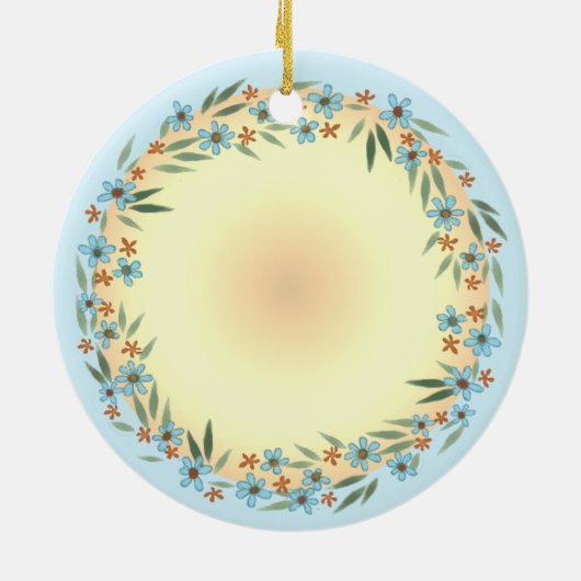 Décoration En Céramique Maman Panda Bear nom personnalisé (Dos)