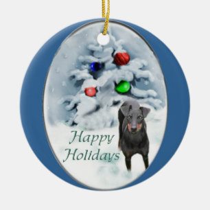 Décoration En Céramique Manchester Terrier Christmas Gifts Ornament
