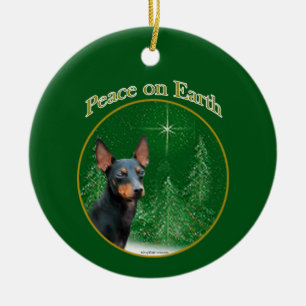 Décoration En Céramique Manchester Terrier Paix