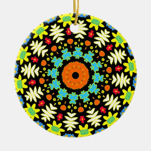 Décoration En Céramique Mandala (Devant)