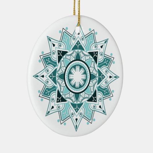 Décoration En Céramique Mandala géométrique, arbre (Droite)