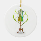 Décoration En Céramique Mannequin Seamstress / Mannequin fabricant / (Devant)