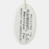 Décoration En Céramique Manning Christmas Ornament (Droite)