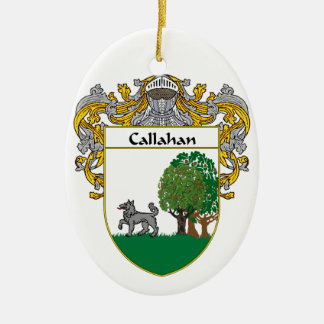 Décoration En Céramique Manteau de Callahan des bras/de crête de famille