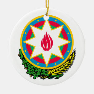 Décoration En Céramique Manteau de l'Azerbaïdjan d'ornement de bras