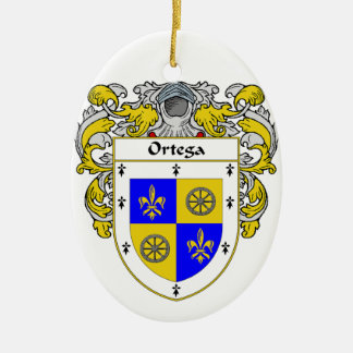 Décoration En Céramique Manteau d'Ortega des bras/de crête de famille