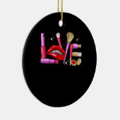 Décoration En Céramique Maquillage Artiste Aimer Mode Cosmétique (Droite)