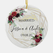 Décoration En Céramique Marbre nouvellement marié (Devant)