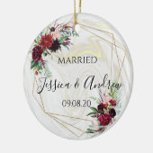 Décoration En Céramique Marbre nouvellement marié (Gauche)