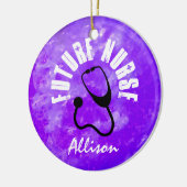 Décoration En Céramique Marbre pourpre de futur stéthoscope d'infirmière (Gauche)