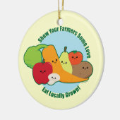 Décoration En Céramique Marché d'agriculteurs (Gauche)