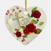 Décoration En Céramique Mariage Keepsaké (Devant)