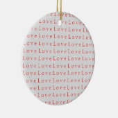 Décoration En Céramique Mariage Stylé Unique Rouge Amour (Droite)