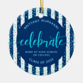 Décoration En Céramique Marine Grad Photo Turquoise Parties scintillant Sc (Devant)