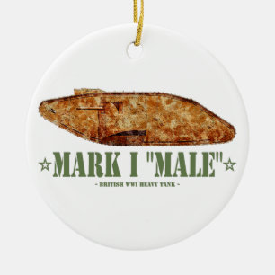 Décoration En Céramique Mark I Homme Guerre mondiale Première Guerre mondi