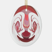 Décoration En Céramique Maroon Majesty : Rustic Radiance Texté Africain (Droite)