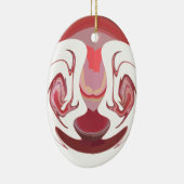 Décoration En Céramique Maroon Majesty : Rustic Radiance Texté Africain (Droite)