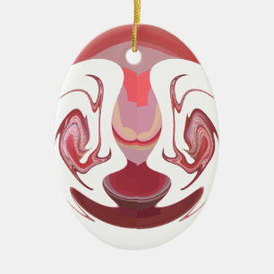 Décoration En Céramique Maroon Majesty : Rustic Radiance Texté Africain