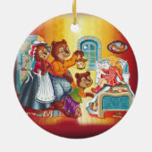 Décoration En Céramique Masha et 3 ours (Dos)