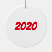 Décoration En Céramique Masker, l'ornement de Noël des rennes (Dos)